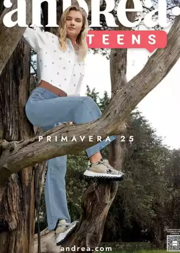 Zapato CERRADO Andrea Teens Primavera 2025 México